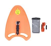 Swimming Kickboard, Foldable EVA Foam Swimming Float Board Universal 1/4 Inch Thread for Panoramic Cameras Action Cameras Pool Follow Selfie Correcting Actions (Orange)
