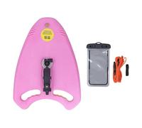 Swimming Kickboard, Foldable EVA Foam Swimming Float Board Universal 1/4 Inch Thread for Panoramic Cameras Action Cameras Pool Follow Selfie Correcting Actions (Pink)