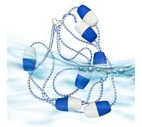 Swimming Lane - 5 m Pool Divider Rope with 7 ABS Buoys | Weather Resistant Border and Training Signs - High Visibility | Competition Equipment For