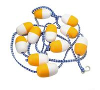 Swimming Lane Line with 11 Buoy Balls, 5m Float Line for Pools and Inland Waterway Applications