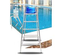 Swimming Life-saving Equipment - Commercial Pool Lifeguard Chair, Indoor Outdoor Beach/Life Guard Chair, Barstool Poolside Tall Life Chairs, for Observation Referee (Size : 85x100x180cm/33.5x39.4x70