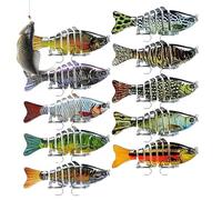 Swimming Lure | Soft Fishing Lures for Bass - Artificial Multi-Purpose Freshwater Baits for Crucian Perch Bass Catfish