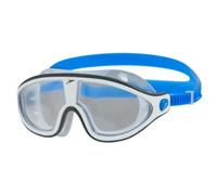 Speedo Unisex-Adult Biofuse Rift Mask Swimming Goggles | Open Water Swim Mask | Anti-fog | Anti-leak Goggles, Bondi Blue/White/Clear, One Size