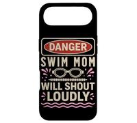 Swimming Mom Danger Swim Mom Will Shout Loudly Case for iPhone Air