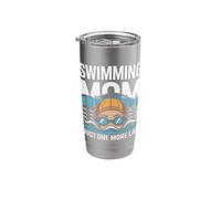 Swimming Mom Just One More Lap Stainless Steel Insulated Tumbler