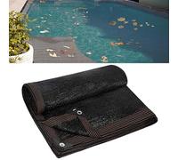 Swimming Net Cover - Thicken Oval Catcher, Inground Pool Shield | Safety Screen Edge Leaf Blocker Includes Metal Clips Seasonal Debris Filter Outdoor Trap Guard Utility Netting Autumn Yard Solution