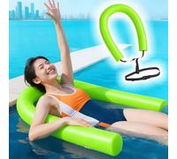 Swimming Noodle Lounger Mode Solid Pool Noodle Set, Flexible Floating Foam Stick Pools Toy For Recreational, Flotation Swimming Gear - High Buoyant 110kg / 242lbs(Green,4 pc)