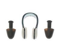 Swimming Nose Clip & Ear Plugs Set Waterproof Silicone Swimming Earplugs Nose Clip Plugs Ear & Nose Protector Swimming Sets Plugs Earplugs Ear Nose For Swimming Diving Snorkeling Water Sports Beach(Bl