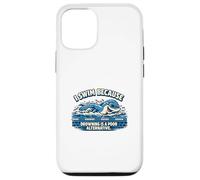 Swimming not Drowning Ironic Hobby Swimmer Case for iPhone 12/12 Pro