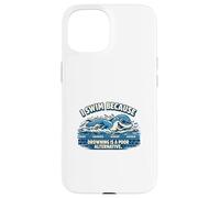 Swimming not Drowning Ironic Hobby Swimmer Case for iPhone 15
