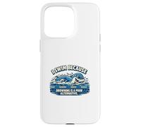 Swimming not Drowning Ironic Hobby Swimmer Case for iPhone 15 Pro Max