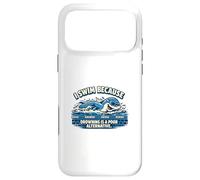 Swimming not Drowning Ironic Hobby Swimmer Case for iPhone 17 Pro Max