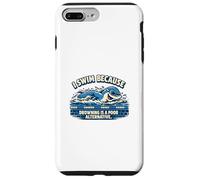 Swimming not Drowning Ironic Hobby Swimmer Case for iPhone 7 Plus/8 Plus