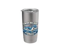 Swimming not Drowning Ironic Hobby Swimmer Stainless Steel Insulated Tumbler