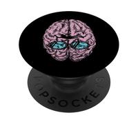 Swimming on My Mind Brain PopSockets Adhesive PopGrip