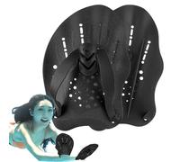 Swimming Paddles - Flexible Wrist Loops, Solid Propulsion Shape, Training-Friendly Plate, Streamlined Water Path | Controlled Power Boost Integrated Into Children’s Practice Intervals