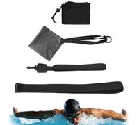 Swimming parachaution resistance, swimming bungee training belt, swimming belt, adjustable federal ascent, accessory to improve posture