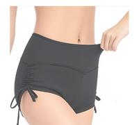 Swimming Period Pants for Women, Leakproof Period Swim Shorts High Waist Bikini Pant Drawstring, Rapid Absorption Swimming Bottoms for Heavy Flow Black