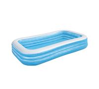 Bestway Blue Rectangular Familiy Pool De Luxe- 3.05m x 1.83m x 56cm - blue
