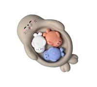 Swimming Pool - 4 Pieces Animal Shape, Learning Activity for Preschool Kids, Easy Grip Hand Puppet | Bathroom Playtime, Summer Holiday, Sand, Water Table, Birthday Party