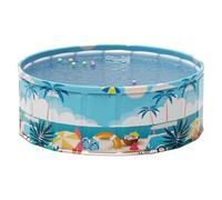 Swimming Pool -Bathing Tub | Dog Swimming Pools | Compact Water Play Zone | Inflatable Toddler Pond | Kiddie Pool | Foldable Wading Pool for Pet Puppy | Quick Setup Children Outdoor Fun Pe