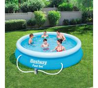 Swimming Pool Bestway Inflatable 12ft With Filter Pump BUNDLE Paddling Pool NEW