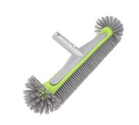Swimming Pool Brush Head, Professional 17.7in Floor & Wall Pool Cleaning Brush, High Density Nylon Bristles, for Cleaning Pool Walls, Tile, Floors to Fit Most Poles