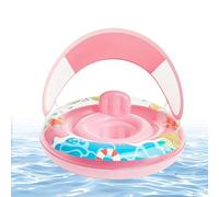 Swimming Pool Buoys - Breathable Inflatable Ring Buoy with Removable Canopy | Swimming Buoys for - Beach Lake River Water Summer Party Games Dock Indoor Outdoor Surf
