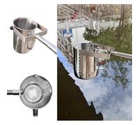 Swimming Pool Cleaning Kit - Stainless Steel Telescopic Rod with Scale and Beak for Effective Outdoor Water Sampling