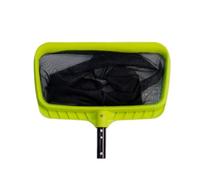 Swimming Pool Cleaning Net Mesh Skimmer Tool Plastic Handle | This pool skimmer net efficiently removes leaves and debris from deep water to keep your swimming area clean.