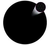 vidaXL Pool Cover Round Black 527cm Swimming Pool Film Garden Solar Pool Cover