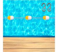 Swimming Pool Divider Rope Floating Pool Safety Rope Competitive Pool Buoy Balls