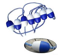 Swimming Pool Divider Rope Kit 16 4ft with Pre Assembled Hook Attachments for Stable and Secure Swimming Area Boundaries