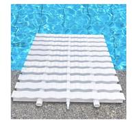 Swimming Pool Drain Cover - PPS Plastic Grate Non-Slip Interlocking Design for Outdoor & Indoor Use White Drainage Filter Safe Overflow Protection Easy Installation