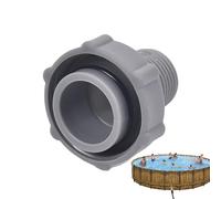 Swimming Pool Drain Fitting - Quick Connect & Leak-Proof | Efficient Drainage & Robust Construction | for -Ground Pools, Replaces Old/Broken Parts, Connects to Garden Hose