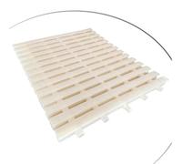 Swimming Pool Drain Grate Cover - 150mm x 1000mm White Polymer Plastic Channel Grate for Overflow Drainage, Durable Splice Grille for Efficient Water Flow