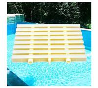 Swimming Pool Drainage Grate Cover, Splicable ABS Plastic Overflow Grating for Outdoor & Indoor Use, 3-Interface Drain Mat for Bathroom and Poolside Safety