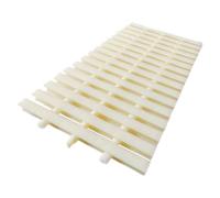 Swimming Pool Drainage Grate Cover Strip Set - 6Pcs Splicable Plastic Floor Drain Cover for Water Overflow, Essential Swimming Pool Accessories for Safe and Efficient Dr