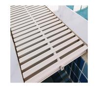 Swimming Pool Drainage Overflow Grate, ABS Plastic Drainage Gutter Guard Filter, UV Resistance Driveways Patios Deck Drain Cover, Shower Drain Grill Grid, Sewer Grate ( Color : 18x100x2.5CM/7.09x39.38