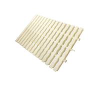 Swimming Pool Drainage Overflow Grate, ABS Pool and Shower Drain Grille Cover White Bone Color 18-30x100 cm Pack of 2-10 Pieces(Bone Color,18x100CM/8pieces)