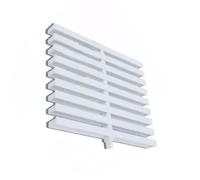Swimming Pool Drainage Overflow Grate,PVC Plastic Drain Grille Floor Drain Cover,Bathroom Gutter,for Driveways Patios Pool Decks(30x100cm/5pcs)