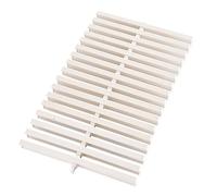 Swimming Pool Drainage Overflow Grate, Single-hole Swimming Pool Grille, Swimming Pool Overflow Grille, Flexible Channel Drain (Color : White (25x100cm), Size : 12pcs)