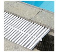 Swimming Pool Drainage Overflow Grate,Swimming Pool Drainage Overflow Grating,Splicable Activity Grating Cover Strip,PP Plastic Drain Grate Mat for Outdoor Indoor Water Drainage (Color : 30