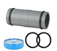 Swimming Pool Extension Hose Connection - Sand Filters Joint, Pool Hose Splitter | Pool Pump Hose Connector 1.25inch for 1-1/4inch Hose, Swimming Pool Hose Replacement Part for Changing Pipe Direction