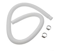 Swimming Pool Filter Pump Hose 32mm Diameter Flexible Water Supply Pipe 1.5M Length Connector for Above Ground Pool System Filter Pump Model 607 637 Swimming Pool Accessories