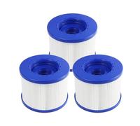 Swimming Pool Filter Twin Pack Replacement Hot Tube Water Wave Spa104mm PET+Non-Woven Fabric Compatible With Clever Spa(3pcs)