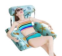 Swimming Pool Float Chair | Portable Inflatable Float Bed | Inflatable Raft for Adults | Water Beach Lake River Sea Party Travel Photography Accessory