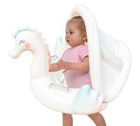 Swimming Pool Float, Inflatable Swim Buoy with Anti-UV Canvas, Foldable and Portable Swimming Buoy for Gardens, Lakes, Beaches, Family Parties