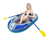 Swimming Pool Float Kayak - Inflatable Foldable Raft, Multipurpose Water Vessel | Touring Kayak With Separate Air Compartments, Foldable Inflatable Fishing Boat For River And Lake Floating Travel