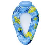 Swimming Pool Float - Raft for Adult Lounger, Inflatable Hammock Mat for Swimming Pool on the Lake Beach | Ergonomic Floating Support for Tanning Relaxation, Parties at a